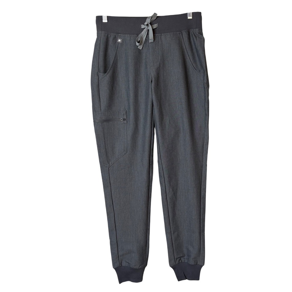 NWT FIGS Technical Collection Zamora Jogger Scrub Pants Graphite Gray Womens XXS
